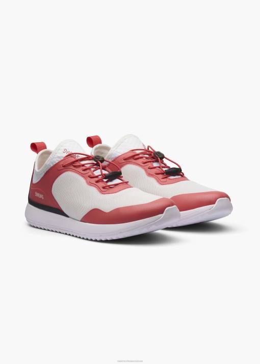 SWIMS blanc rouge coureur de l'océan chaussure 8HDH86