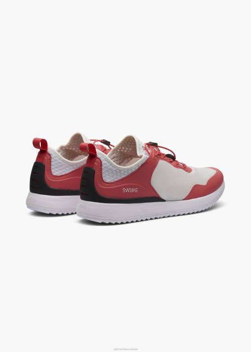 SWIMS blanc rouge coureur de l'océan chaussure 8HDH86