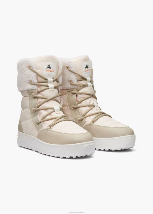 SWIMS blanc cassé coureur de neige haut chaussure 8HDH125