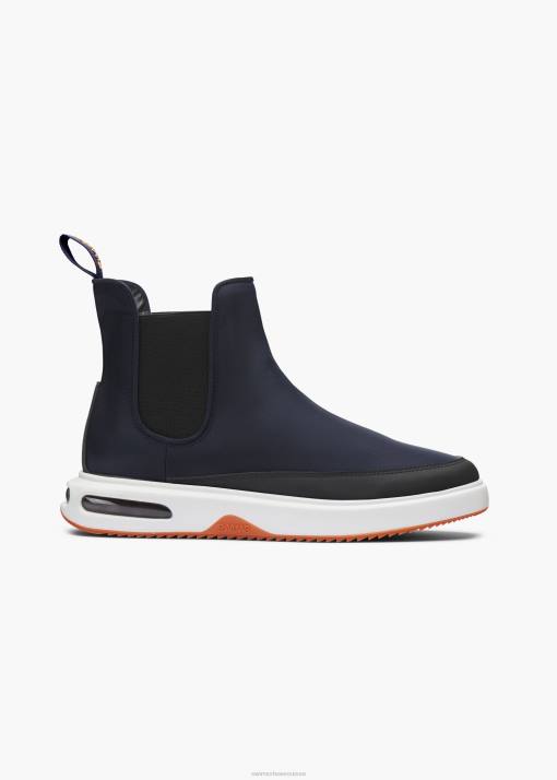SWIMS bleu marine/blanc/orange hybride chelsea chaussure 8HDH140