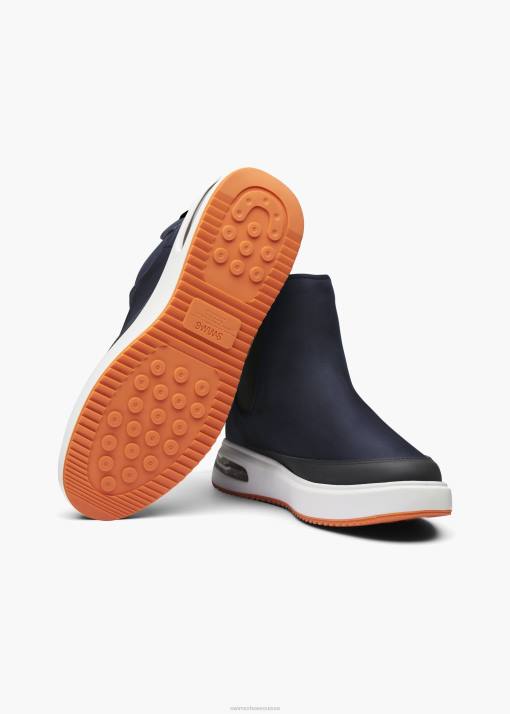SWIMS bleu marine/blanc/orange hybride chelsea chaussure 8HDH140