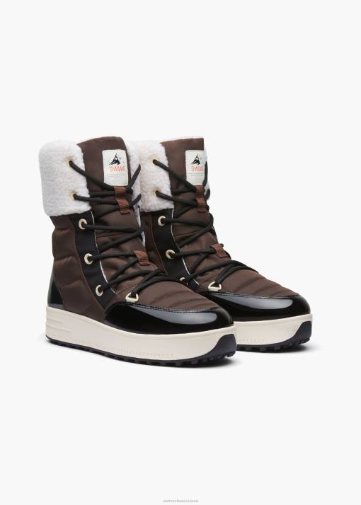 SWIMS brw/offw/bla coureur de neige haut chaussure 8HDH142