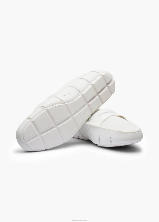 SWIMS blanc mocassin chaussure 8HDH57