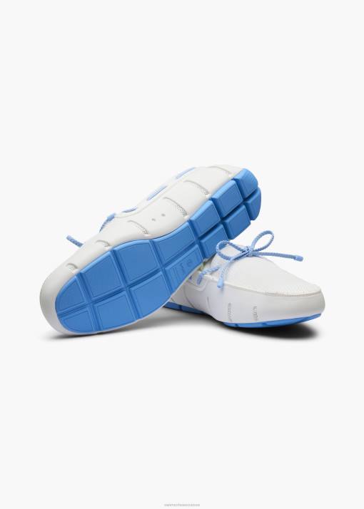 SWIMS blanc mocassin en dentelle tressée chaussure 8HDH33