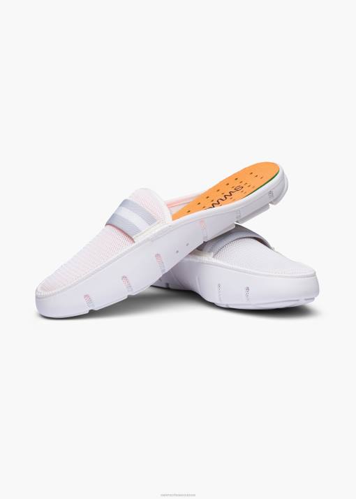 SWIMS blanc mocassin à glissière chaussure 8HDH56