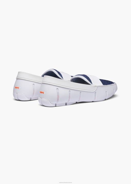SWIMS blanc mocassin imprimé chaussure 8HDH23