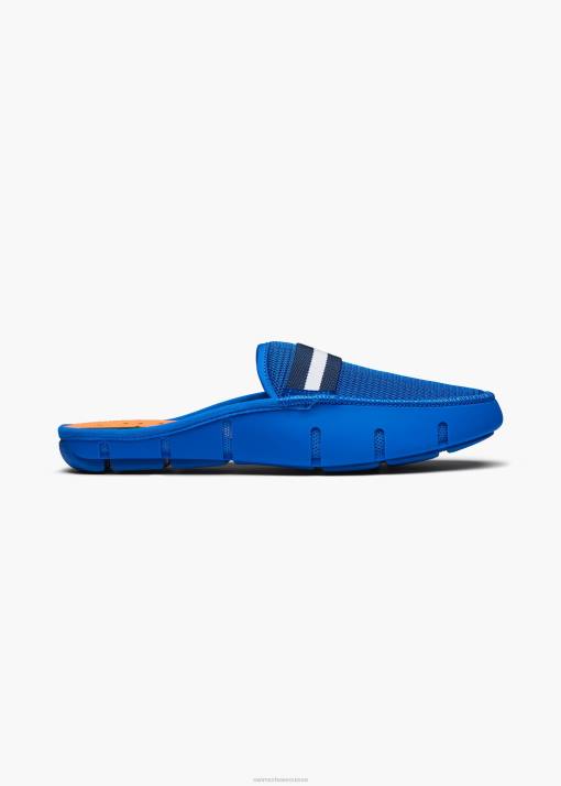 SWIMS bleu mocassin à glissière chaussure 8HDH47
