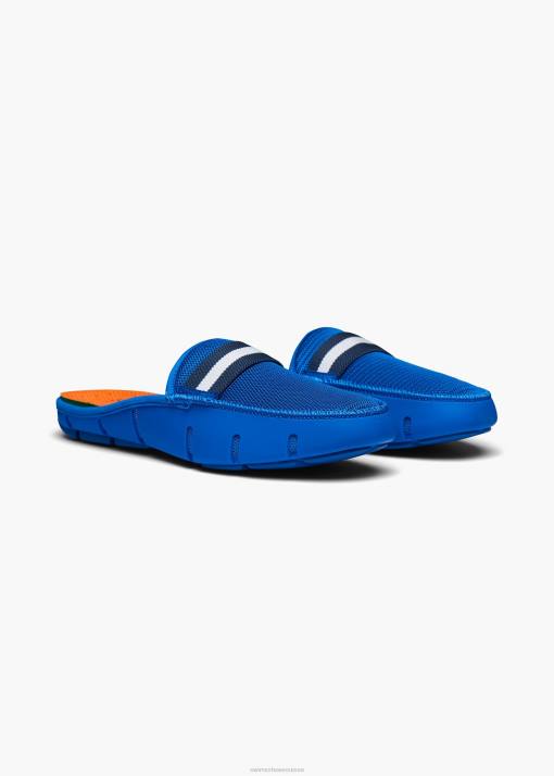 SWIMS bleu mocassin à glissière chaussure 8HDH47