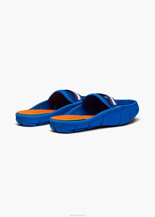 SWIMS bleu mocassin à glissière chaussure 8HDH47