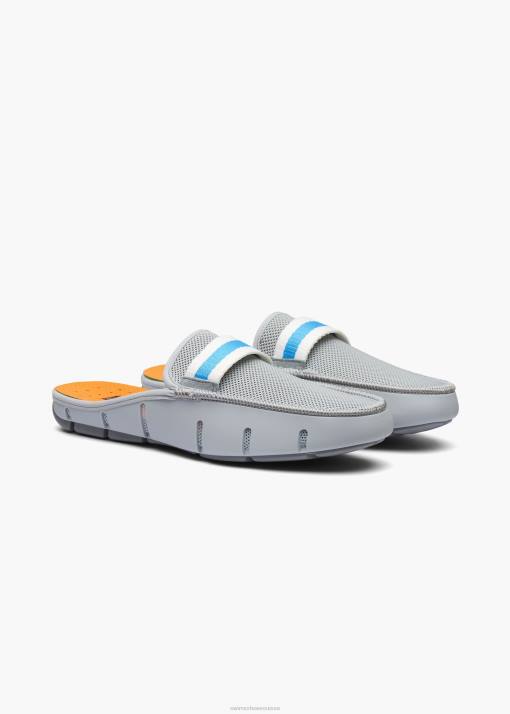 SWIMS gris clair mocassin à glissière chaussure 8HDH43