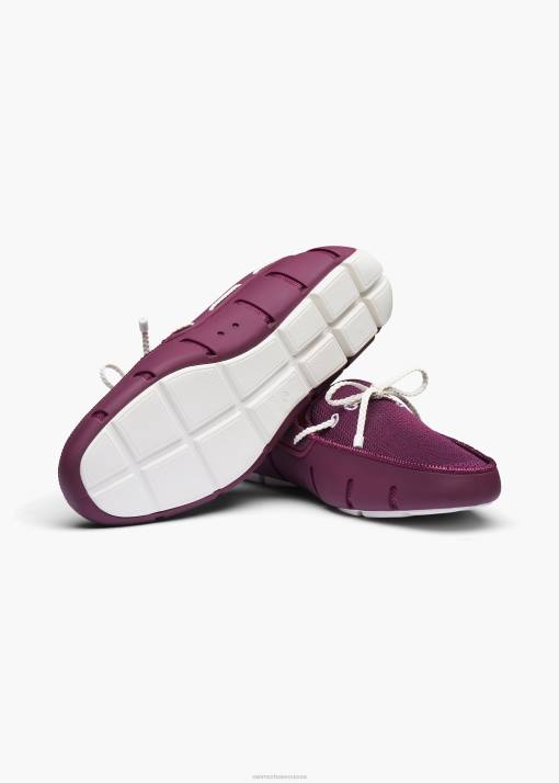 SWIMS mûre mocassin en dentelle tressée chaussure 8HDH5