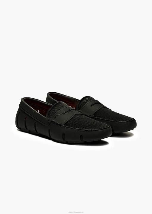 SWIMS noir mocassin chaussure 8HDH62