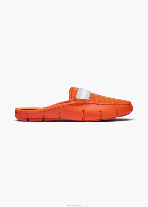 SWIMS orange mocassin à glissière chaussure 8HDH55