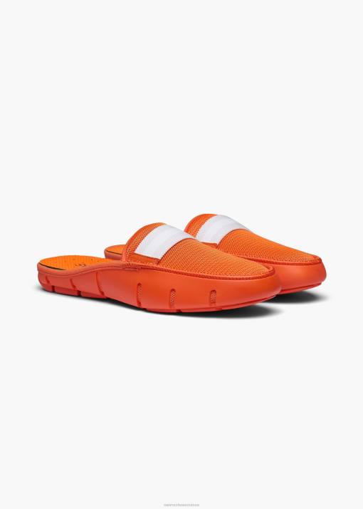 SWIMS orange mocassin à glissière chaussure 8HDH55