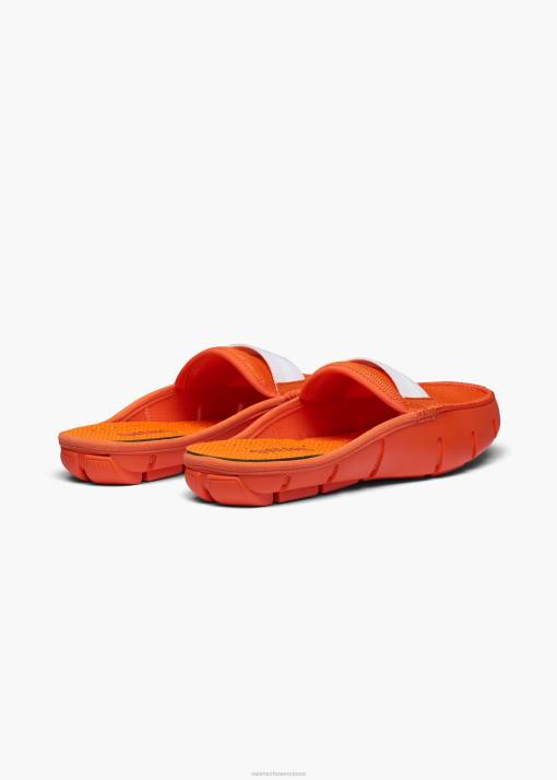 SWIMS orange mocassin à glissière chaussure 8HDH55