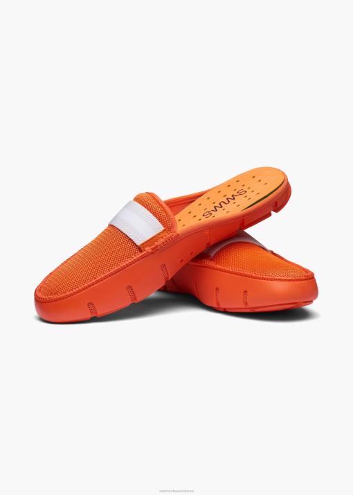 SWIMS orange mocassin à glissière chaussure 8HDH55