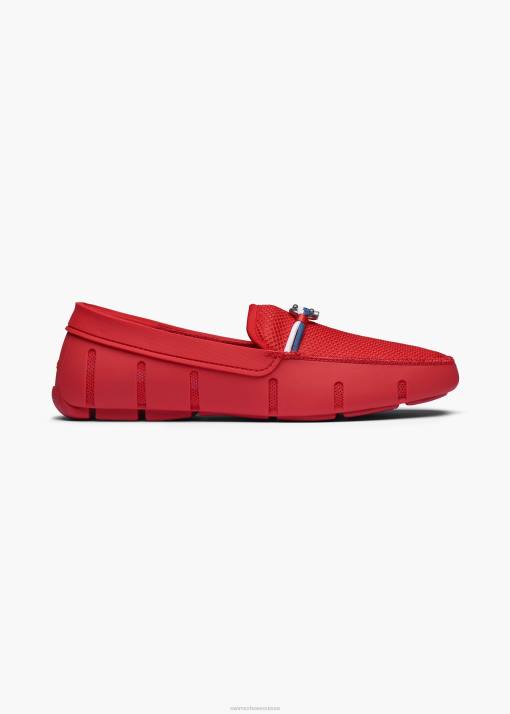 SWIMS rouge mocassin Riva chaussure 8HDH51