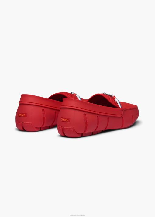 SWIMS rouge mocassin Riva chaussure 8HDH51