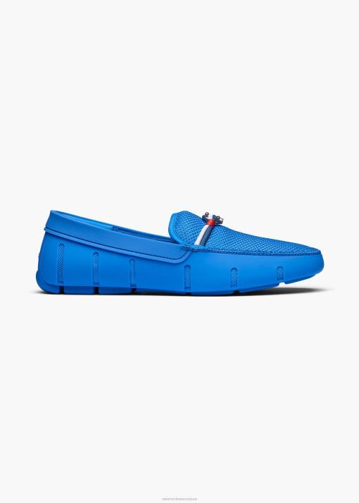 SWIMS voile bleue mocassin Riva chaussure 8HDH12