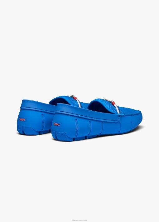 SWIMS voile bleue mocassin Riva chaussure 8HDH12