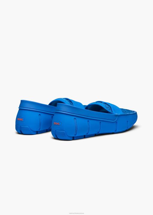 SWIMS voile bleue mocassin imprimé chaussure 8HDH31