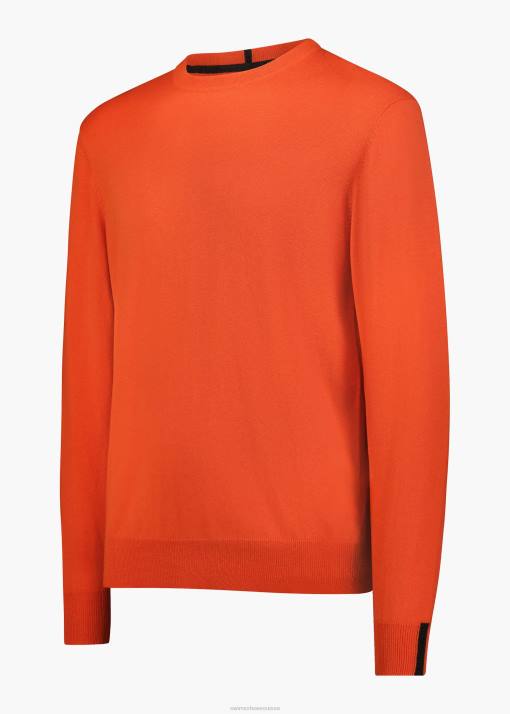 SWIMS orange pull à col rond Skrova vêtements 8HDH245