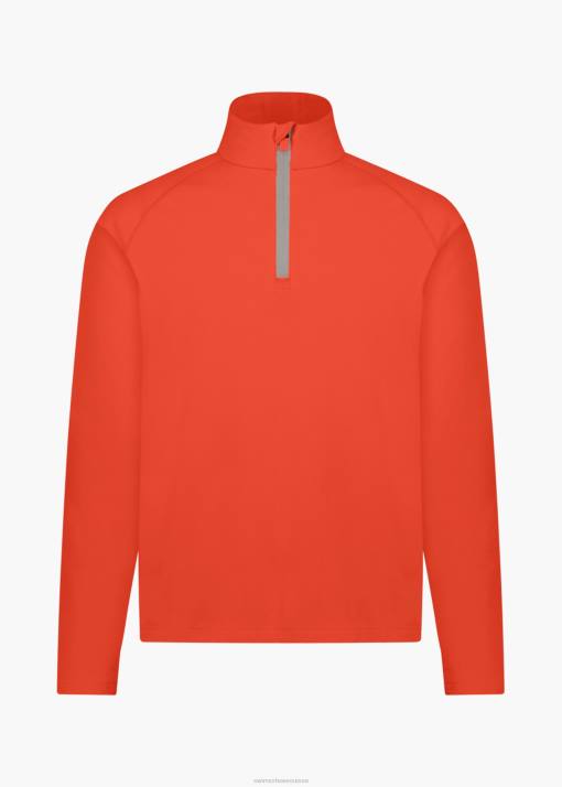 SWIMS orange pull à fermeture éclair 1/4 stavenger vêtements 8HDH186