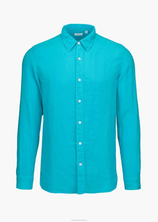 SWIMS azuré chemise en lin amalfi vêtements 8HDH225