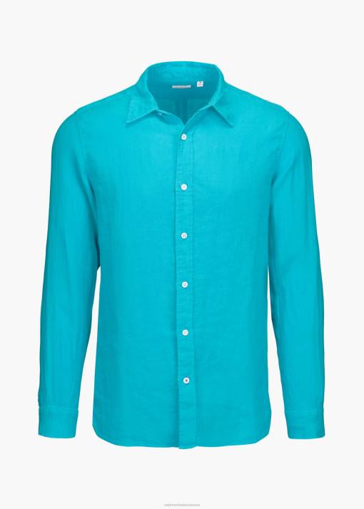 SWIMS azuré chemise en lin amalfi vêtements 8HDH225