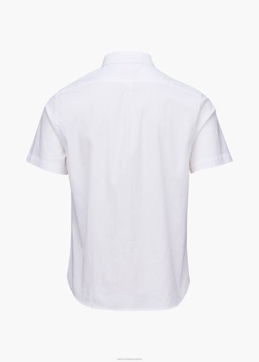 SWIMS blanc chemise en seersucker palerme vêtements 8HDH213