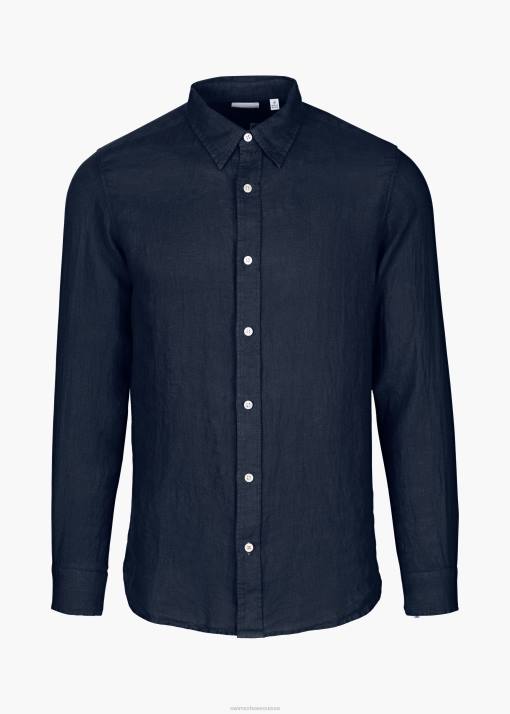 SWIMS marine chemise en lin amalfi vêtements 8HDH185