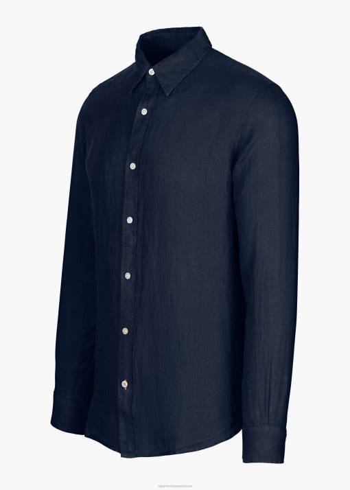 SWIMS marine chemise en lin amalfi vêtements 8HDH185