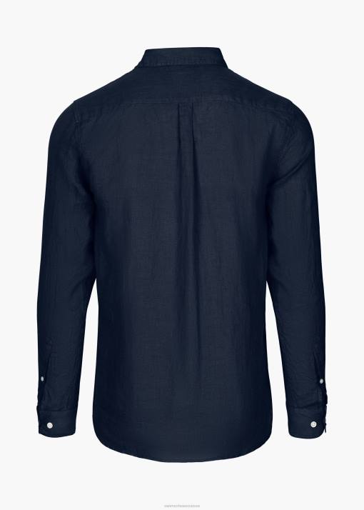 SWIMS marine chemise en lin amalfi vêtements 8HDH185