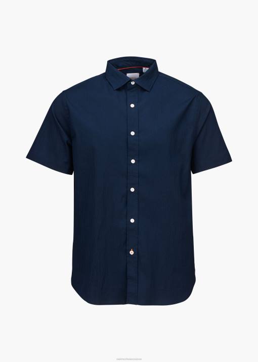 SWIMS marine chemise en seersucker palerme vêtements 8HDH227