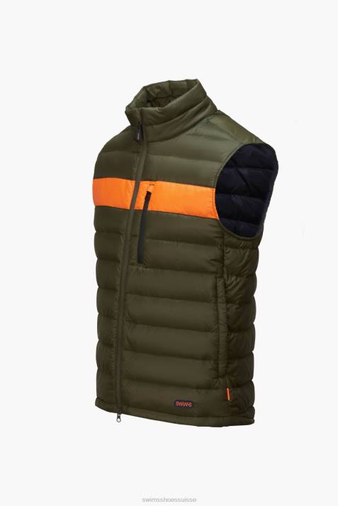 SWIMS olive neuve bande de Portland vêtements 8HDH181