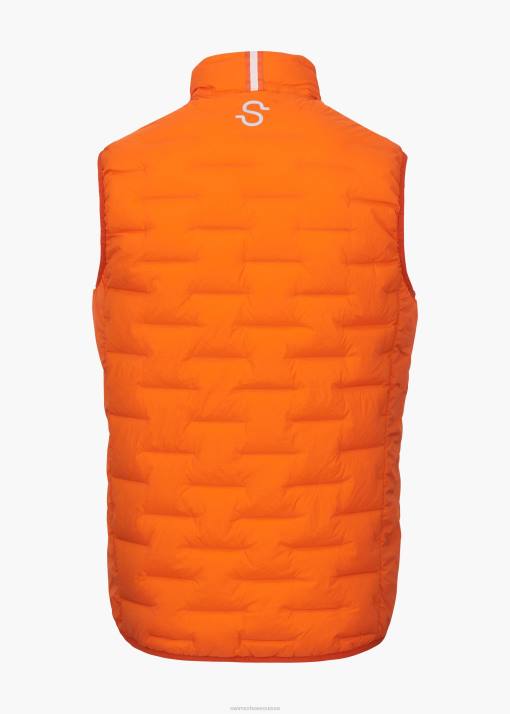 SWIMS orange doudoune sans couture lofoten vêtements 8HDH152