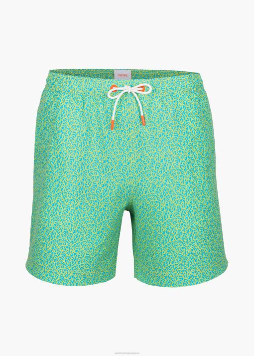 SWIMS corail citron sotogrande short de bain 6" vêtements 8HDH309
