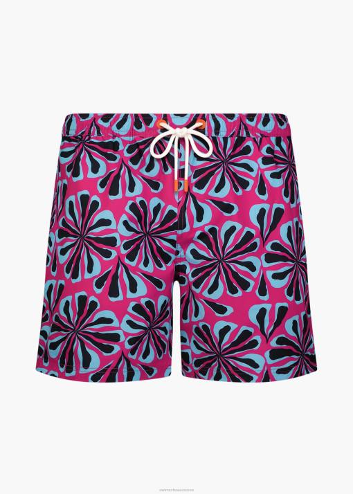 SWIMS framboise florale short de bain onda 6" vêtements 8HDH315