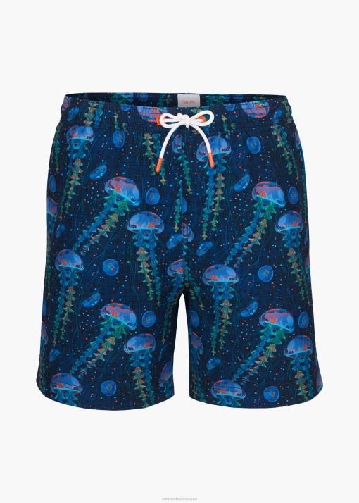 SWIMS méduse marine sotogrande short de bain 6" vêtements 8HDH305