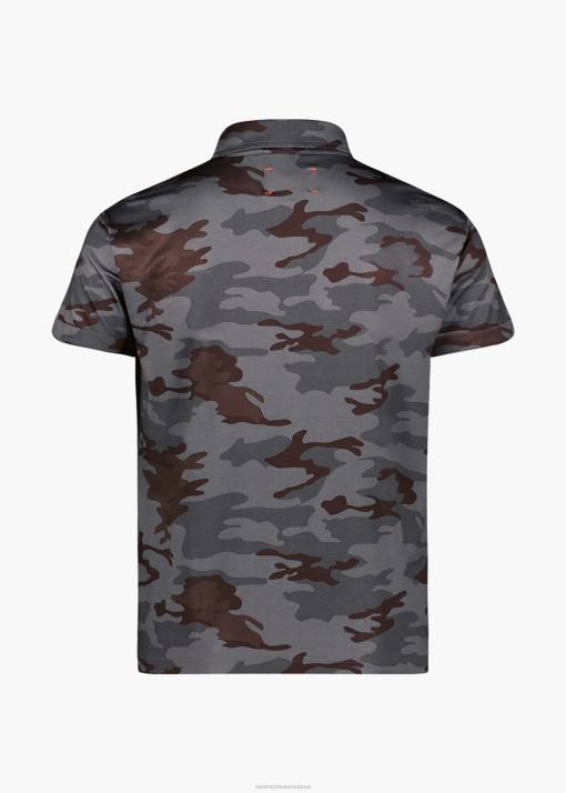 SWIMS camouflage gris polo à manches courtes vêtements 8HDH234
