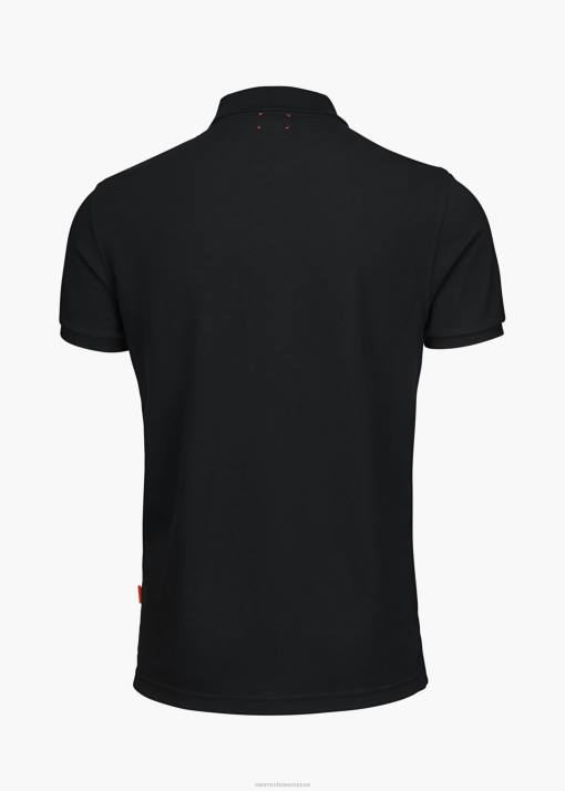 SWIMS noir polo sunmore vêtements 8HDH261