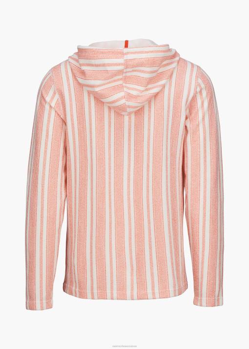 SWIMS bande orange sweat à capuche Tréville vêtements 8HDH223