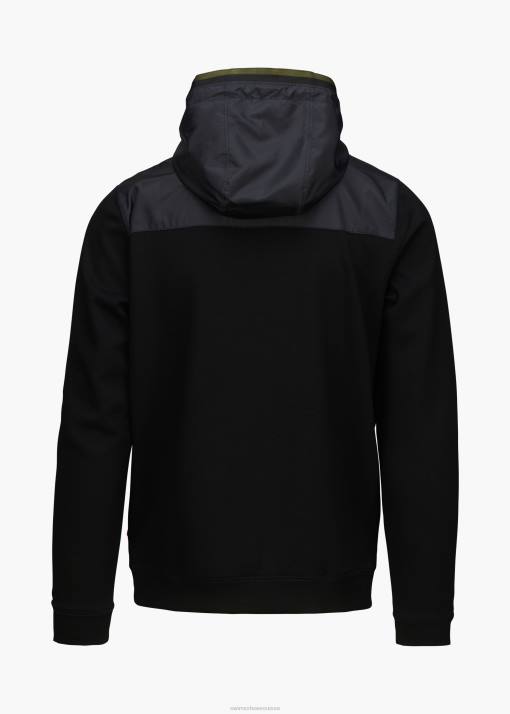 SWIMS noir sweat à capuche Davos vêtements 8HDH198