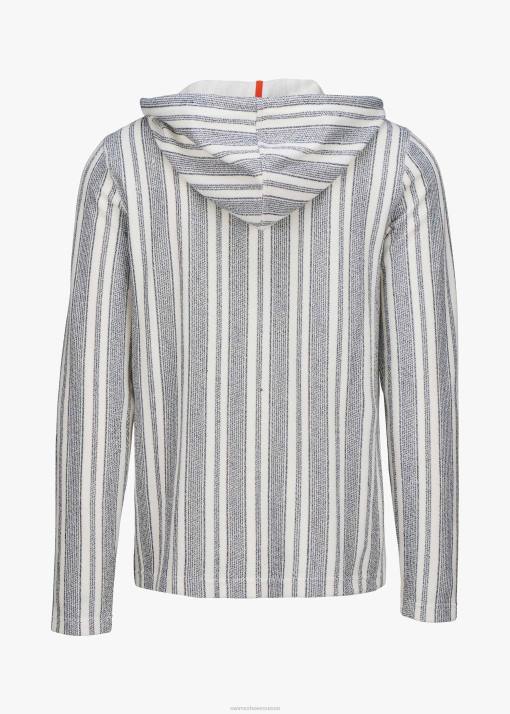SWIMS rayure marine sweat à capuche Tréville vêtements 8HDH184