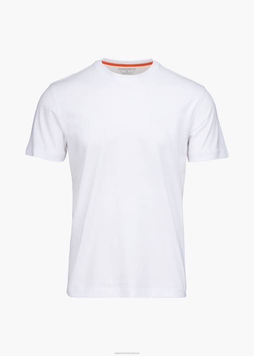 SWIMS blanc aksla t-shirt vêtements 8HDH208