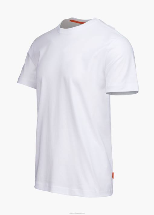 SWIMS blanc aksla t-shirt vêtements 8HDH208
