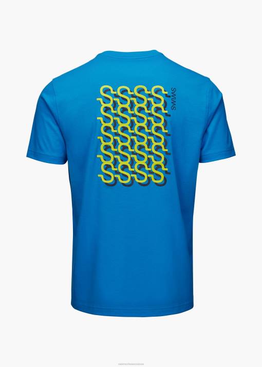 SWIMS ciels bleus tee-shirt graphique vêtements 8HDH215