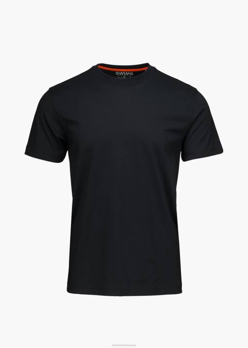 SWIMS noir aksla t-shirt vêtements 8HDH228