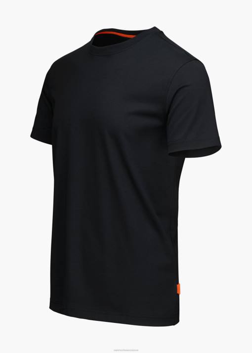 SWIMS noir aksla t-shirt vêtements 8HDH228