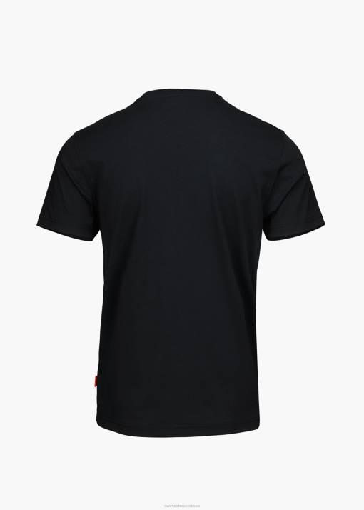 SWIMS noir aksla t-shirt vêtements 8HDH228
